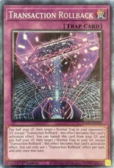 Transaction Rollback - MZMI-EN038 - Collector's Rare - 1st Edition